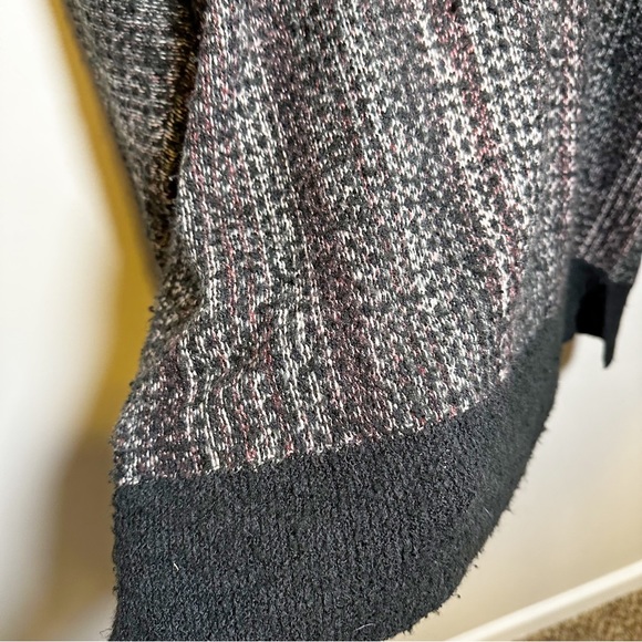 J.Jill PureJill Brown Black Marled Oversized Turtleneck Tunic Sweater - Picture 4 of 9